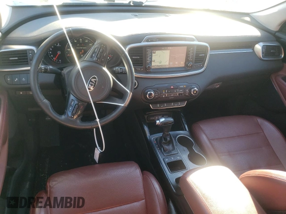 2018 Kia Sorento SX with VIN 5XYPKDA52JG416959, listed as a Copart auction lot 87355414 with 64,892 mi miles and Salvage Title. Bid and sale history available at DreamBid. Image 8.