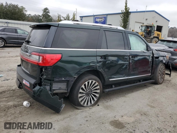 2021 Lincoln Navigator Reserve with VIN 5LMJJ2KT3MEL14652, listed as a Copart auction lot 44128165 with Not provided miles and Salvage title. Bid and sale history available at DreamBid. Image 3.