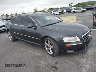 2009 Audi A8 L 4.2L with VIN WAUMV94E19N012605, listed as a IAAI auction lot 41601218 with 1 mi miles. Bid and sale history available at carsss.com. Image 1.