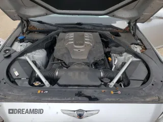 2018 Genesis G90 5.0L Ultimate with VIN KMHG54JH8JU037377, listed as a Copart auction lot 45420875 with 39,548 mi miles and Clean Title. Bid and sale history available at carsss.com. Image 11.