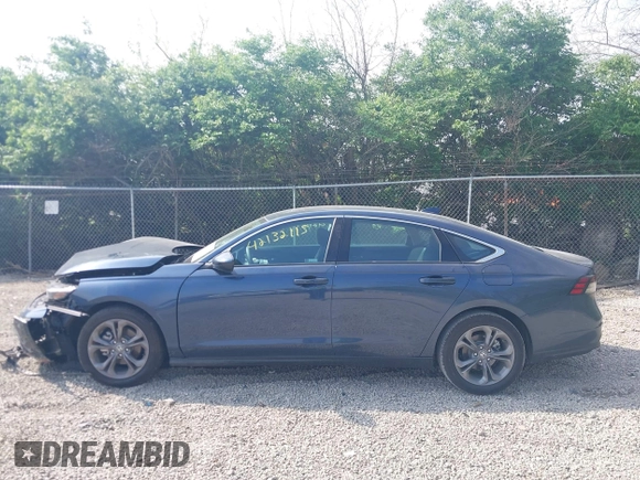 2024 Honda Accord EX with VIN 1HGCY1F39RA073695, listed as a IAAI auction lot 42132115 with 9,824 mi miles and . Bid and sale history available at DreamBid. Image 14.