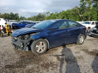 2015 Hyundai Elantra SE with VIN 5NPDH4AE2FH646888, listed as a Copart auction lot 61389535 with 153,483 mi miles and Salvage title. Bid and sale history available at DreamBid. Image 1.