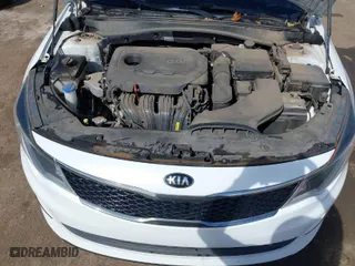 2016 Kia Optima LX with VIN 5XXGT4L30GG019255, listed as a IAAI auction lot 41870147 with 119,265 mi miles. Bid and sale history available at carsss.com. Image 10.