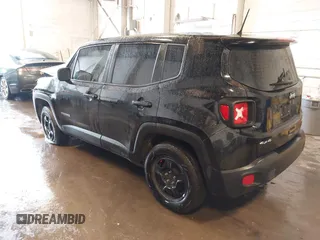 2019 Jeep Renegade Sport with VIN ZACNJBAB7KPK88737, listed as a IAAI auction lot 42347321 with 98,597 mi miles and . Bid and sale history available at DreamBid. Image 3.