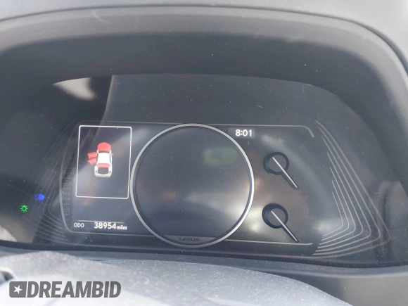 2022 Lexus UX 250h with VIN JTHP9JBH3N2054478, listed as a IAAI auction lot 42060342 with 38,954 mi miles and . Bid and sale history available at DreamBid. Image 7.