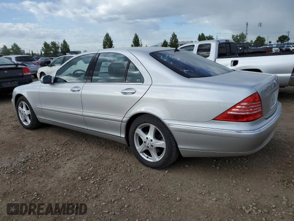 2004 Mercedes-Benz S 320/430/500 z VIN WDBNF70J34A397059, wystawiony jako Copart lot #59629145 z przebiegiem 54 506 mil mil oraz Czysty tytuł • Clean title. Historia ofert i sprzedaży dostępna na DreamBid. Obrazek 2.