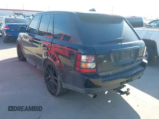 2008 Land Rover Range Rover Sport SC with VIN SALSH23408A120214, listed as a IAAI auction lot 41267054 with 185,737 mi miles. Bid and sale history available at carsss.com. Image 3.