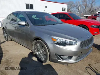 2014 Kia Cadenza Premium with VIN KNALN4D77E5120382, listed as a IAAI auction lot 41798282 with 78,757 mi miles. Bid and sale history available at carsss.com. Image 1.