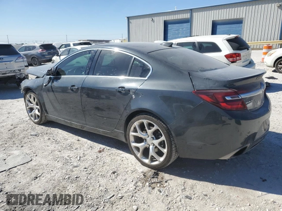 2016 Buick Regal GS with VIN 2G4GU5GX6G9181992, listed as a Copart auction lot 76383524 with 125,801 mi miles and Salvage Title. Bid and sale history available at carsss.com. Image 2.