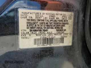 2011 Nissan Sentra S with VIN 3N1AB6AP9BL705451, listed as a Copart auction lot 61741995 with 160,807 mi miles and Salvage title. Bid and sale history available at DreamBid. Image 12.