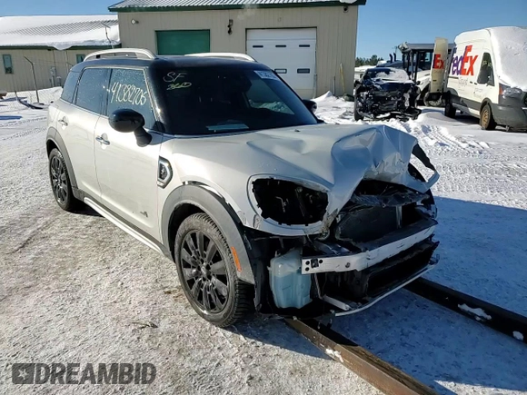 2021 MINI Countryman Cooper S with VIN WMZ83BR09M3M48203, listed as a Copart auction lot 41382705 with 60,844 mi miles and Salvage title. Bid and sale history available at DreamBid. Image 14.