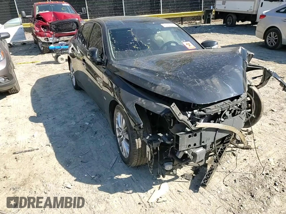 2019 Infiniti Q50 Luxe with VIN JN1EV7AR6KM553747, listed as a Copart auction lot 45784085 with Not Provided miles and Salvage Title. Bid and sale history available at carsss.com. Image 11.