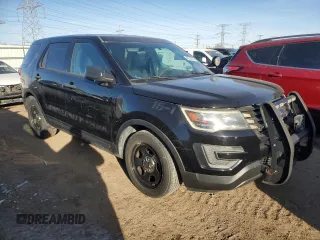 2016 Ford Utility Police Interceptor with VIN 1FM5K8AR8GGA36818, listed as a Copart auction lot 42588165 with 120,048 mi miles and Clean Title. Bid and sale history available at carsss.com. Image 4.