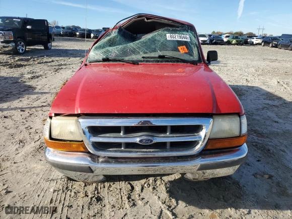 1998 Ford Ranger XL with VIN 1FTYR14CXWPA96268, listed as a Copart auction lot 80219044 with 214,122 mi miles and Salvage Title. Bid and sale history available at carsss.com. Image 5.