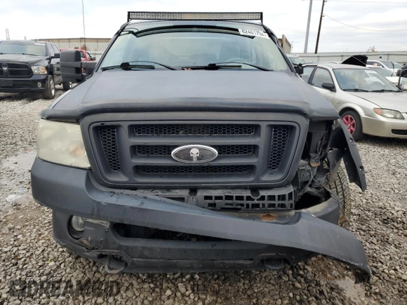 2007 Ford F-150 XLT with VIN 1FTPX14V77FB66951, listed as a Copart auction lot 82401734 with 147,373 mi miles and Salvage Title. Bid and sale history available at carsss.com. Image 5.