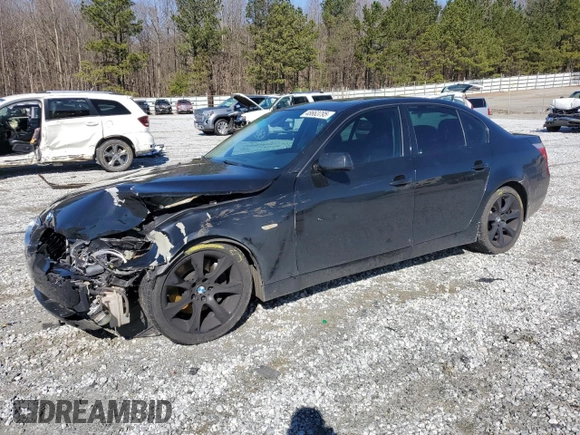 2007 BMW 5 Series 550i z VIN WBANB53597CP04921, wystawiony jako Copart lot #48663795 z przebiegiem 171 969 mil mil oraz Szkoda całkowita • Salvage title. Historia ofert i sprzedaży dostępna na DreamBid. Obrazek 1.