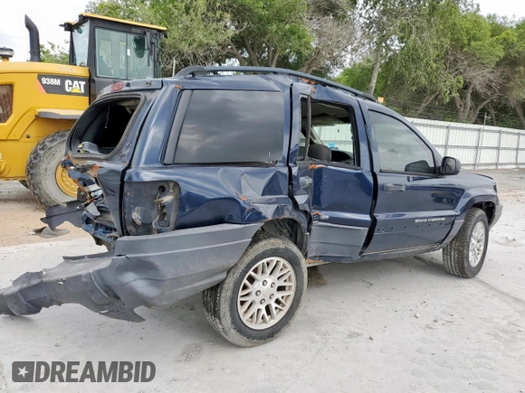 2004 Jeep Grand Cherokee Laredo z VIN 1J4GW48S54C357201, wystawiony jako Copart lot #59083985 z przebiegiem Nie podano mil oraz Nie do naprawy • Non repairable. Historia ofert i sprzedaży dostępna na DreamBid. Obrazek 3.