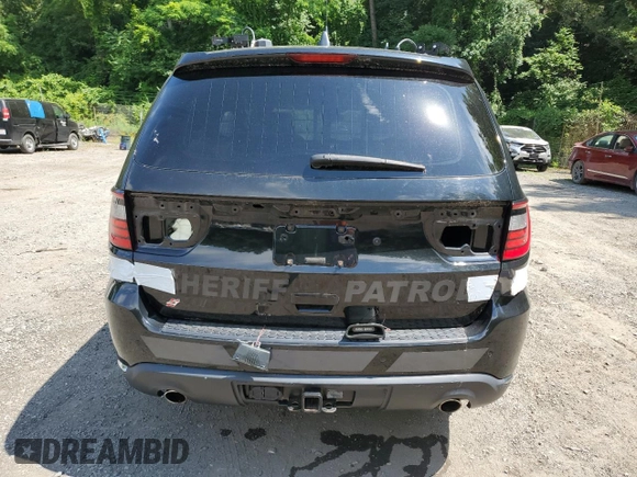 2018 Dodge Durango Special Service with VIN 1C4SDJFT4JC474568, listed as a Copart auction lot 62147895 with Not provided miles and Salvage title. Bid and sale history available at DreamBid. Image 6.