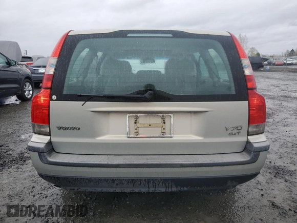 2003 Volvo V70 with VIN YV1SW58D832305714, listed as a Copart auction lot 50026495 with 154,521 mi miles and Salvage Title. Bid and sale history available at DreamBid. Image 6.