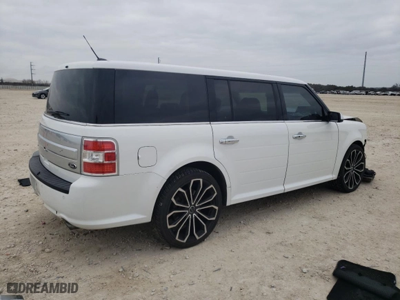 2018 Ford Flex Limited with VIN 2FMGK5D89JBA09846, listed as a Copart auction lot 44117955 with 95,989 mi miles and Salvage Title. Bid and sale history available at carsss.com. Image 3.
