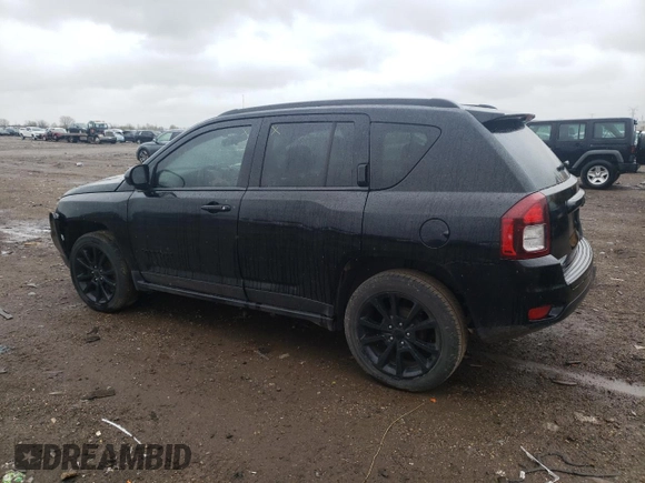 2014 Jeep Compass Altitude with VIN 1C4NJCBA5ED764002, listed as a Copart auction lot 50450143 with 0 mi miles and Salvage Title. Bid and sale history available at carsss.com. Image 2.