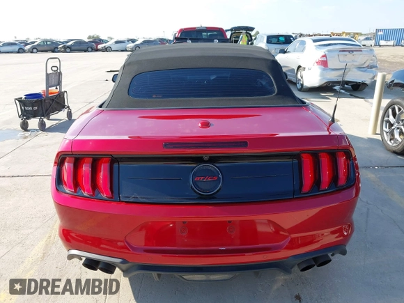 2022 Ford Mustang GT Premium with VIN 1FATP8FF9N5111083, listed as a IAAI auction lot 40526138 with 24,400 mi miles. Bid and sale history available at carsss.com. Image 17.