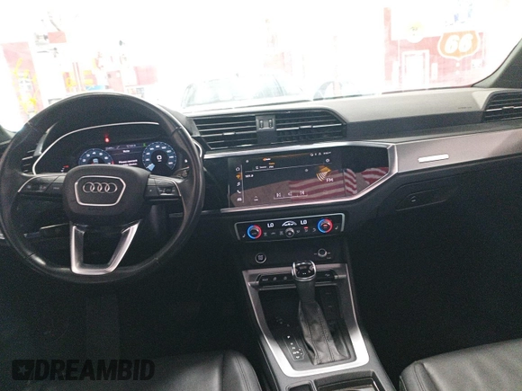2023 Audi Q3 S line Premium with VIN WA1DECF35P1112975, listed as a IAAI auction lot 42793191 with 49,773 mi miles and . Bid and sale history available at DreamBid. Image 36.