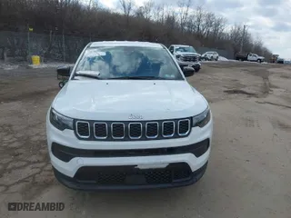 2024 Jeep Compass Sport with VIN 3C4NJDAN2RT157145, listed as a IAAI auction lot 41456201 with 6,943 mi miles. Bid and sale history available at carsss.com. Image 12.