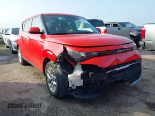 2024 Kia Soul LX with VIN KNDJ23AU3R7232162, listed as a IAAI auction lot 41905820 with 29,239 mi miles. Bid and sale history available at carsss.com. Image 1.