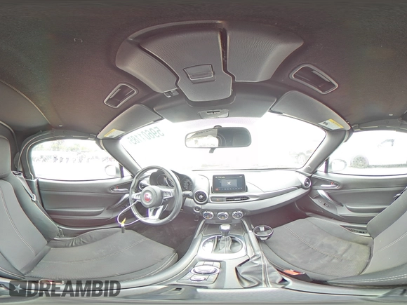 2017 FIAT 124 Spider Classica with VIN JC1NFAEKXH0126511, listed as a Copart auction lot 59601185 with Not provided miles and Salvage title. Bid and sale history available at DreamBid. Image 14.