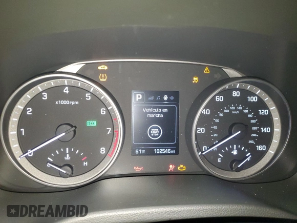 2018 Hyundai Elantra SEL with VIN 5NPD84LF6JH393511, listed as a Copart auction lot 51221815 with 102,546 mi miles and Salvage Title. Bid and sale history available at DreamBid. Image 9.