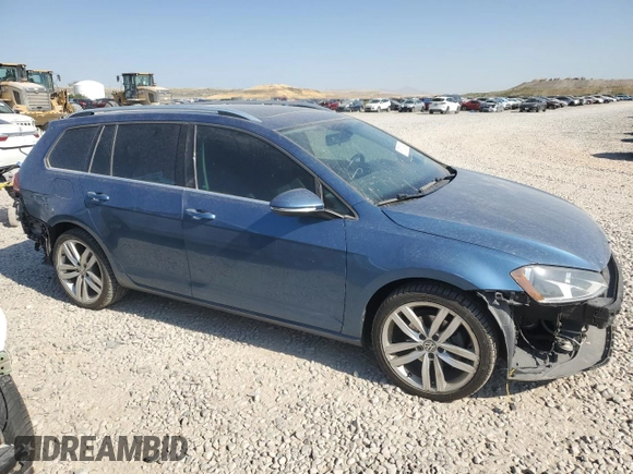 2015 Volkswagen Golf SportWagen TDI S with VIN 3VWCA7AU1FM516407, listed as a Copart auction lot 61723174 with 159,707 mi miles and Salvage Title. Bid and sale history available at carsss.com. Image 4.