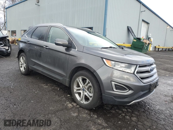2015 Ford Edge Titanium with VIN 2FMTK4K99FBB56678, listed as a Copart auction lot 86186824 with 117,862 mi miles and Salvage Title. Bid and sale history available at carsss.com. Image 4.
