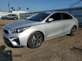 2021 Kia Forte LXS with VIN 3KPF24AD2ME413581, listed as a Copart auction lot 54127025 with 56,922 mi miles and Salvage title. Bid and sale history available at DreamBid. Image 1.