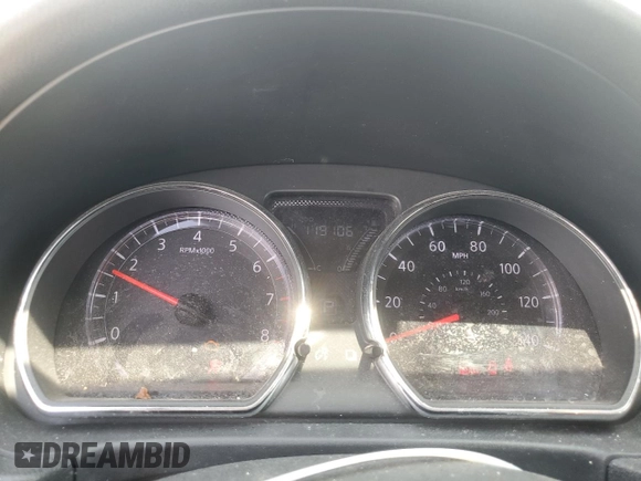 2016 Nissan Versa S Plus with VIN 3N1CN7AP5GL852539, listed as a Copart auction lot 62293585 with 119,106 mi miles and Salvage title. Bid and sale history available at DreamBid. Image 9.