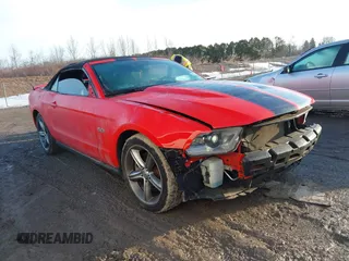 2011 Ford Mustang GT with VIN 1ZVBP8FF8B5124146, listed as a IAAI auction lot 41768128 with 85,264 mi miles and . Bid and sale history available at DreamBid. Image 1.