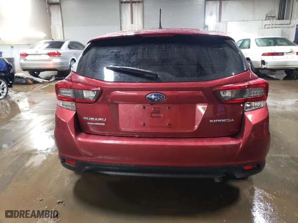 2022 Subaru Impreza with VIN 4S3GTAA6XN1718266, listed as a Copart auction lot 46921805 with 0 mi miles and Salvage Title. Bid and sale history available at carsss.com. Image 6.