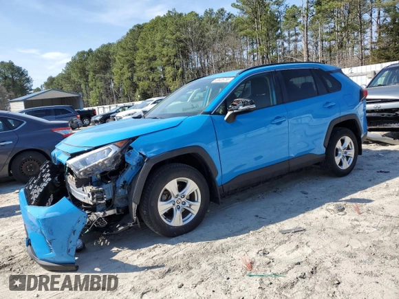 2020 Toyota RAV4 XLE with VIN JTMP1RFV9LD051383, listed as a Copart auction lot 48625755 with 16,715 mi miles and Salvage Title. Bid and sale history available at carsss.com. Image 1.