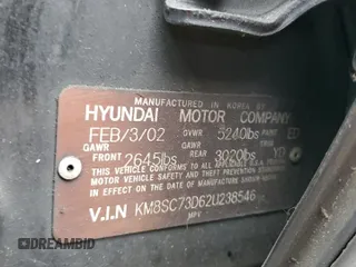 2002 Hyundai Santa Fe GLS with VIN KM8SC73D62U238546, listed as a Copart auction lot 83797674 with 169,183 mi miles and Salvage Title. Bid and sale history available at carsss.com. Image 13.