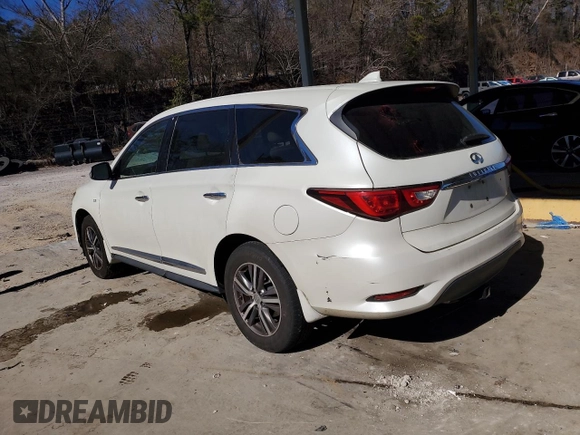 2016 Infiniti QX60 with VIN 5N1AL0MN9GC523233, listed as a Copart auction lot 88477635 with 159,660 mi miles and Salvage Title. Bid and sale history available at carsss.com. Image 2.
