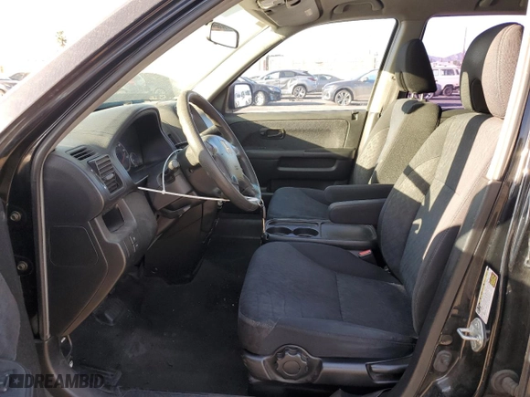 2005 Honda CR-V LX with VIN JHLRD685X5C007741, listed as a Copart auction lot 47245145 with 193,528 mi miles and Salvage Title. Bid and sale history available at carsss.com. Image 7.