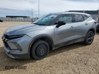 2025 Chevrolet Blazer LT with VIN 3GNKBHR4XSS184762, listed as a Copart auction lot 66523275 with 650 mi miles and Salvage title. Bid and sale history available at DreamBid. Image 1.