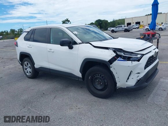 2023 Toyota RAV4 LE z VIN 2T3H1RFV7PC240872, wystawiony jako IAAI lot #42822151 z przebiegiem 18 185 mil mil oraz . Historia ofert i sprzedaży dostępna na DreamBid. Obrazek 1.