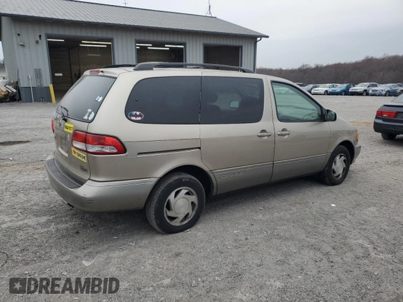 2003 Toyota Sienna LE with VIN 4T3ZF13C73U552421, listed as a Copart auction lot 83855134 with 224,821 mi miles and Clean Title. Bid and sale history available at carsss.com. Image 3.