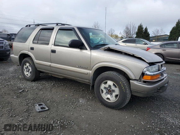2003 Chevrolet Blazer LS z VIN 1GNDT13X23K120941, wystawiony jako Copart lot #47220845 z przebiegiem 100 245 mil mil oraz Szkoda całkowita • Salvage title. Historia ofert i sprzedaży dostępna na DreamBid. Obrazek 4.