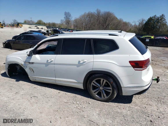 2019 Volkswagen Atlas 3.6L V6 SE w/Technology R-Line with VIN 1V2XR2CA0KC502656, listed as a Copart auction lot 50589045 with 131,954 mi miles and Salvage Title. Bid and sale history available at carsss.com. Image 2.