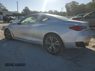 2018 Infiniti Q60 Sport with VIN JN1EV7EL3JM390639, listed as a Copart auction lot 74460834 with 76,707 mi miles and Salvage title. Bid and sale history available at DreamBid. Image 2.