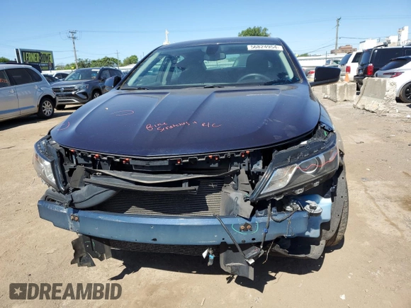 2015 Chevrolet Impala LS with VIN 2G11Z5SL1F9223010, listed as a Copart auction lot 56824954 with 127,596 mi miles and Salvage title. Bid and sale history available at DreamBid. Image 5.
