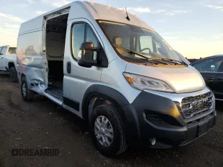 2024 Ram ProMaster Cargo Tradesman with VIN 3C6LRVDG7RE116511, listed as a Copart auction lot 79095424 with 1,636 mi miles and Salvage Title. Bid and sale history available at DreamBid. Image 4.