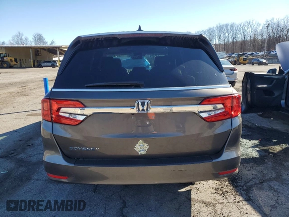 2019 Honda Odyssey EX-L with VIN 5FNRL6H7XKB066983, listed as a Copart auction lot 51290955 with 23,731 mi miles and Salvage Title. Bid and sale history available at carsss.com. Image 6.
